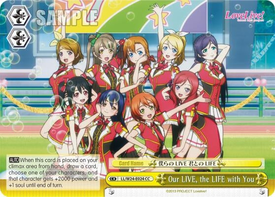 Image for Our LIVE, the LIFE with You (Love Live!) (LL/W24-E024 CC) - Weiss Schwarz