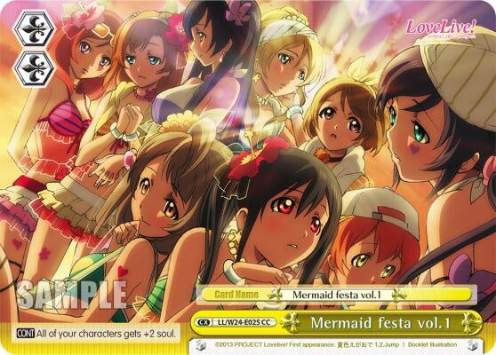 Image for Mermaid festa vol.1 (Love Live!) (LL/W24-E025 CC) - Weiss Schwarz