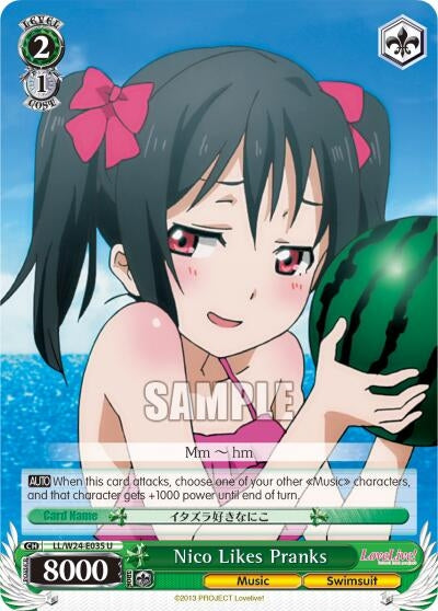 Image for Nico Likes Pranks (Love Live!) (LL/W24-E035 U) - Weiss Schwarz