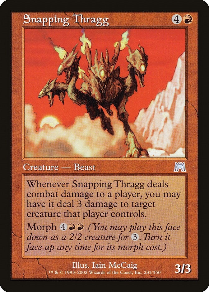 Image for Snapping Thragg (Onslaught) (233) - Magic: The Gathering