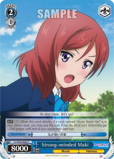 Image for Strong-minded Maki (Love Live!) (LL/W24-E092 C) - Weiss Schwarz