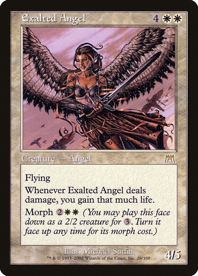 Image for Exalted Angel (Onslaught) (28) - Magic: The Gathering