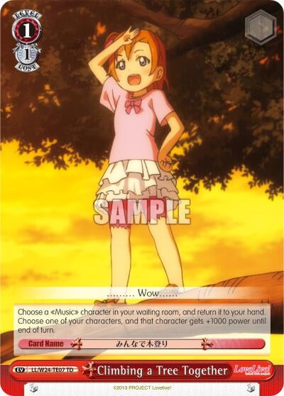 Image for Climbing a Tree Together (TD) (Love Live!) (LL/W24-TE07 TD) - Weiss Schwarz