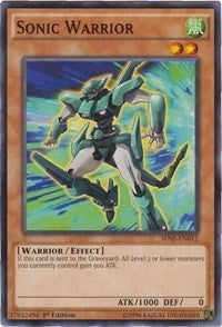 Image for Sonic Warrior (Structure Deck: Synchron Extreme) (SDSE-EN012) - YuGiOh