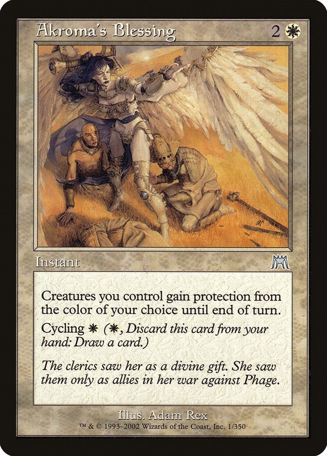 Image for Akroma's Blessing (Onslaught) (1) - Magic: The Gathering