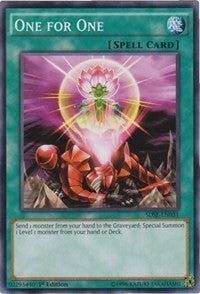 Image for One for One (Structure Deck: Synchron Extreme) (SDSE-EN031) - YuGiOh