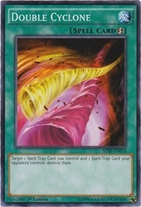 Image for Double Cyclone (Structure Deck: Synchron Extreme) (SDSE-EN033) - YuGiOh