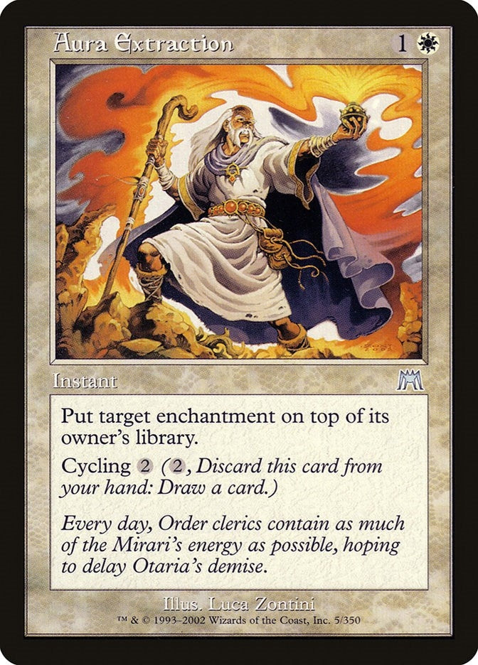 Image for Aura Extraction (Onslaught) (5) - Magic: The Gathering