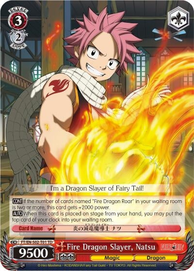 Image for Fire Dragon Slayer, Natsu (Fairy Tail ver.E) (FT/EN-S02-T01 TD) - Weiss Schwarz