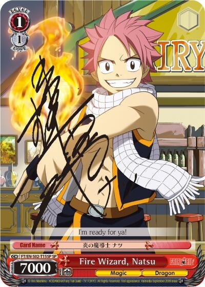 Image for Fire Wizard, Natsu (SP) (Fairy Tail ver.E) (FT/EN-S02-T15SP SP) - Weiss Schwarz