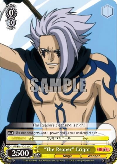 Image for "The Reaper" Erigor (Fairy Tail ver.E) (FT/EN-S02-020 C) - Weiss Schwarz