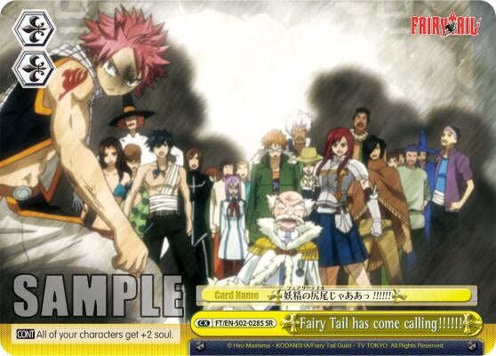 Image for Fairy Tail has come calling!!!!!! (SR) (Fairy Tail ver.E) (FT/EN-S02-028S SR) - Weiss Schwarz