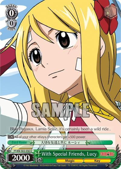 Image for With Special Friends, Lucy (Fairy Tail ver.E) (FT/EN-S02-036 U) - Weiss Schwarz