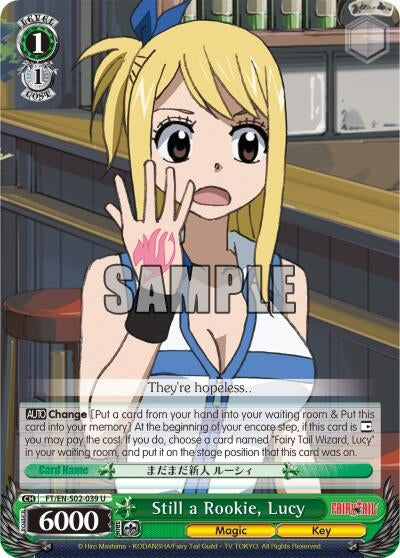Image for Still a Rookie, Lucy (Fairy Tail ver.E) (FT/EN-S02-039 U) - Weiss Schwarz