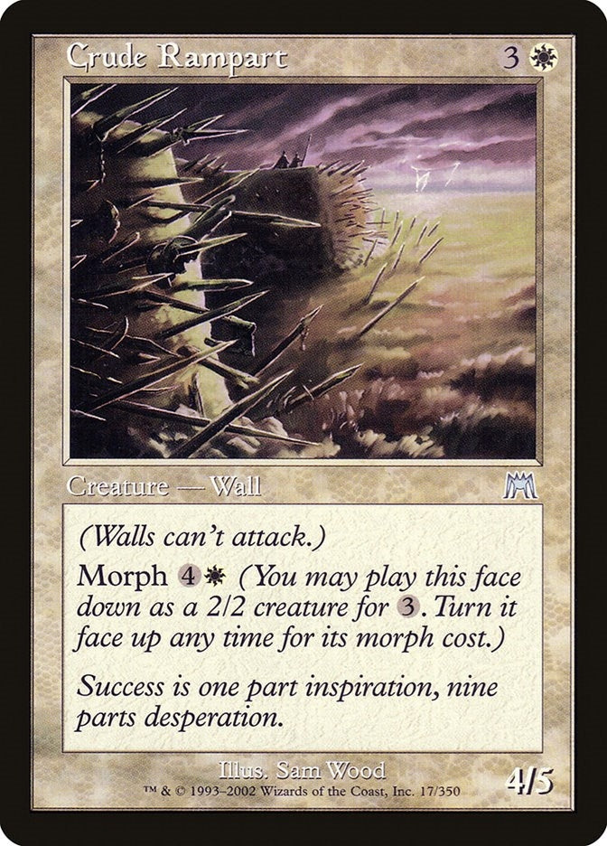 Image for Crude Rampart (Onslaught) (17) - Magic: The Gathering