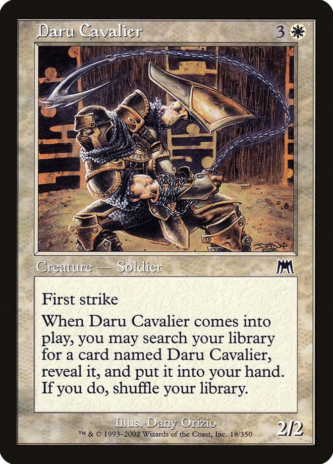 Image for Daru Cavalier (Onslaught) (18) - Magic: The Gathering