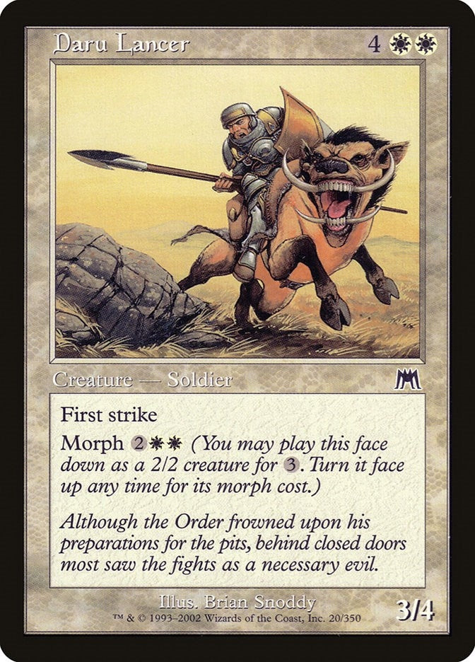 Image for Daru Lancer (Onslaught) (20) - Magic: The Gathering