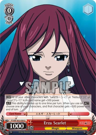 Image for Erza Scarlet (Fairy Tail ver.E) (FT/EN-S02-058 U) - Weiss Schwarz