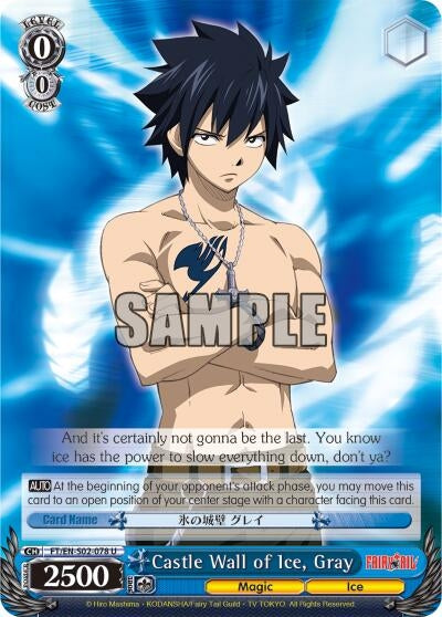 Image for Castle Wall of Ice, Gray (Fairy Tail ver.E) (FT/EN-S02-078 U) - Weiss Schwarz