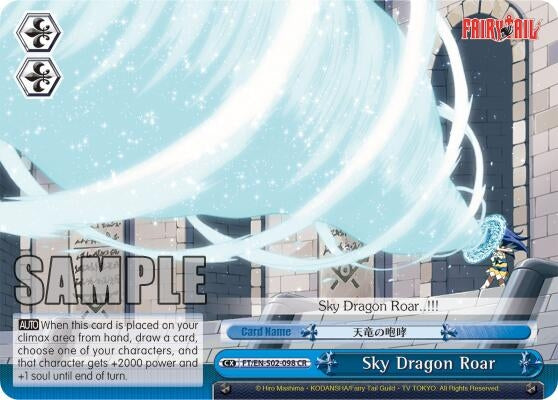 Image for Sky Dragon Roar (Fairy Tail ver.E) (FT/EN-S02-098 CR) - Weiss Schwarz