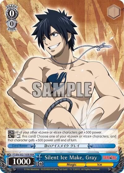 Image for Silent Ice Make, Gray (RRR) (Fairy Tail ver.E) (FT/EN-S02-105R RRR) - Weiss Schwarz