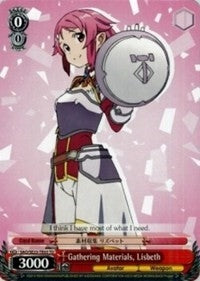 Image for Gathering Materials, Lisbeth (Sword Art Online II) (SAO/SE23-TE03 TD) - Weiss Schwarz