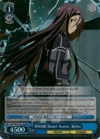 Image for M9000 Model Avatar, Kirito (RRR) (Sword Art Online II) (SAO/SE23-TE11R RRR) - Weiss Schwarz