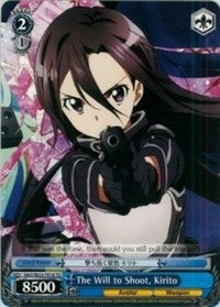 Image for The Will to Shoot, Kirito (Sword Art Online II) (SAO/SE23-TE16 TD) - Weiss Schwarz