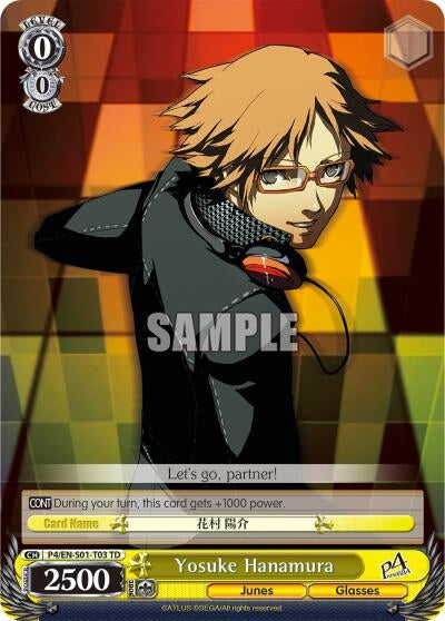 Image for Yosuke Hanamura (Persona 4 ver.E) (P4/EN-S01-T03 TD) - Weiss Schwarz