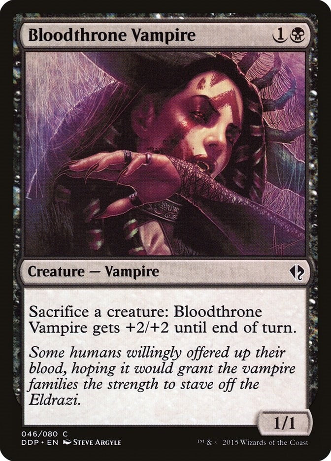 Image for Bloodthrone Vampire (Duel Decks: Zendikar vs. Eldrazi) (46) - Magic: The Gathering