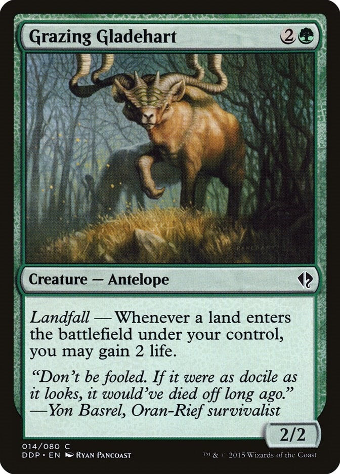Image for Grazing Gladehart (Duel Decks: Zendikar vs. Eldrazi) (14) - Magic: The Gathering