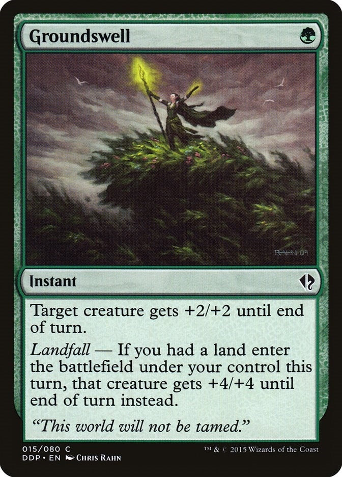 Image for Groundswell (Duel Decks: Zendikar vs. Eldrazi) (15) - Magic: The Gathering
