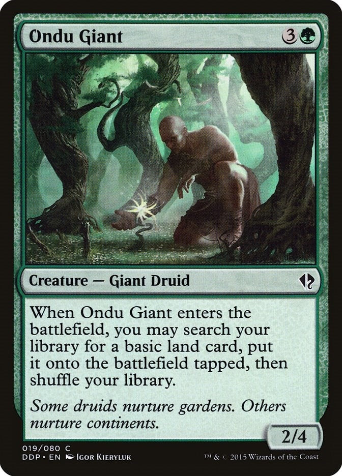 Image for Ondu Giant (Duel Decks: Zendikar vs. Eldrazi) (19) - Magic: The Gathering
