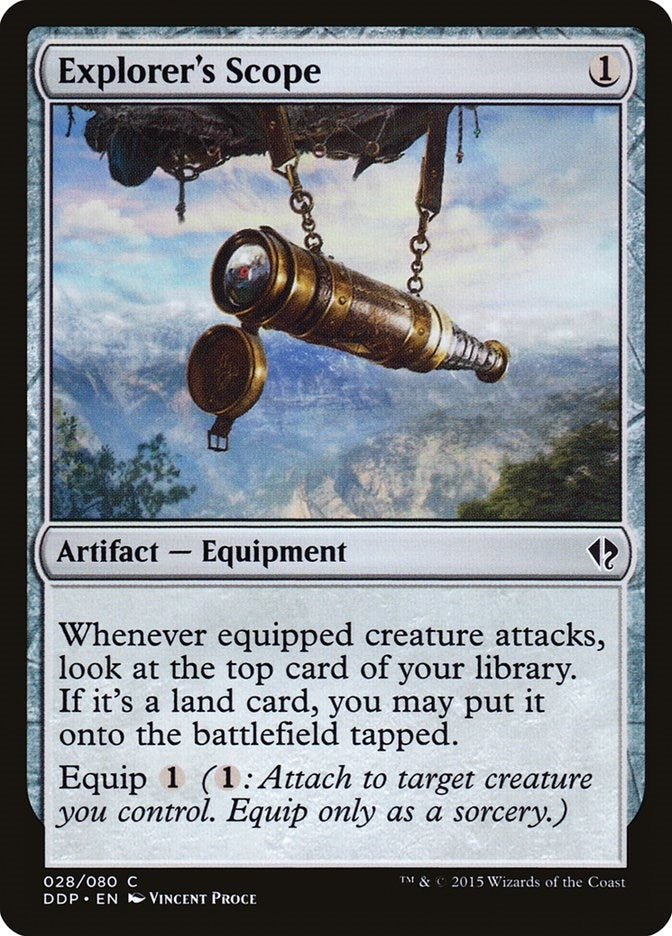 Image for Explorer's Scope (Duel Decks: Zendikar vs. Eldrazi) (28) - Magic: The Gathering