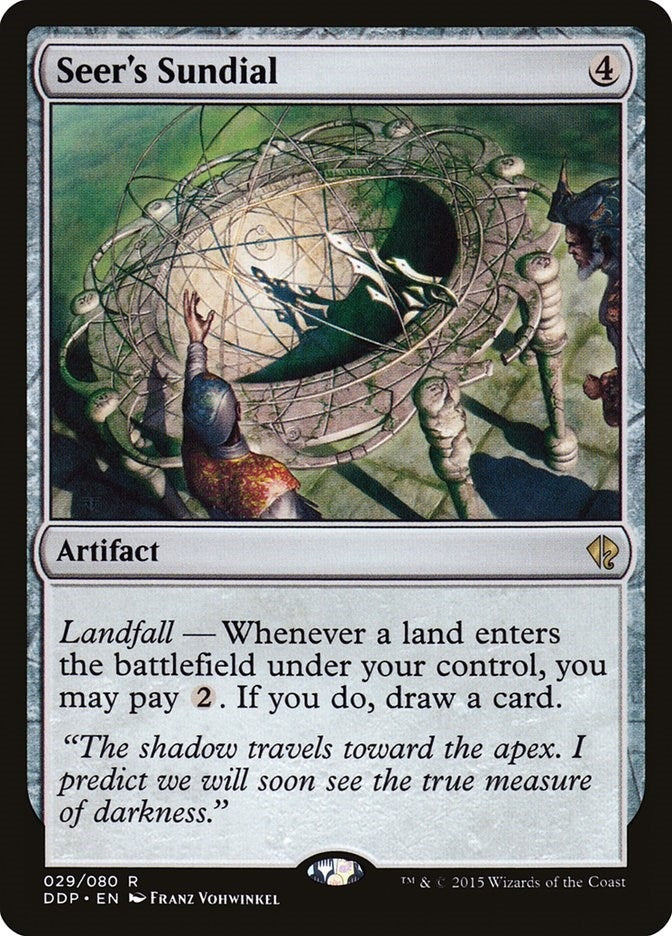 Image for Seer's Sundial (Duel Decks: Zendikar vs. Eldrazi) (29) - Magic: The Gathering