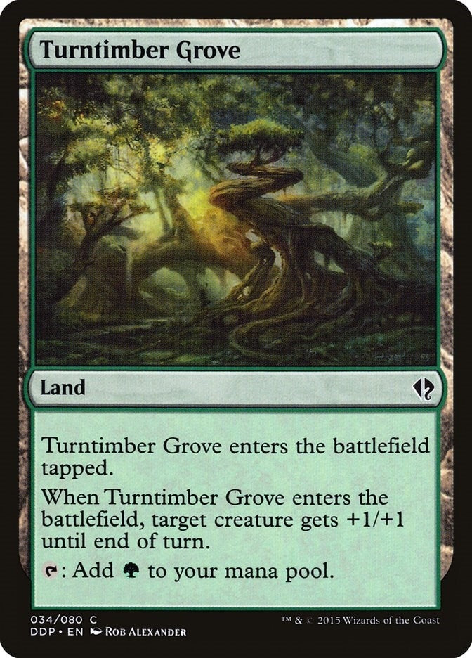 Image for Turntimber Grove (Duel Decks: Zendikar vs. Eldrazi) (34) - Magic: The Gathering