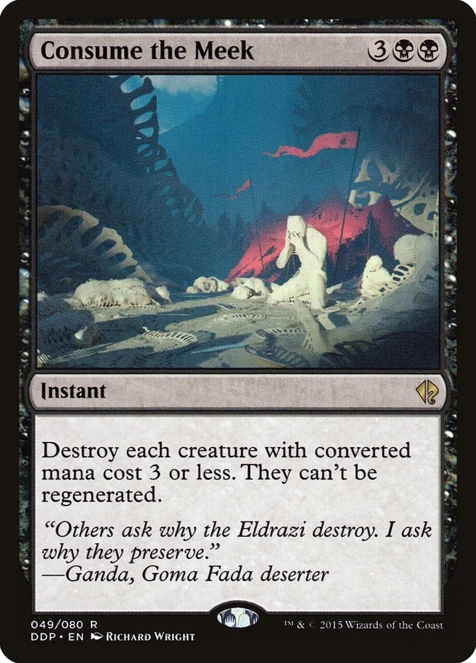 Image for Consume the Meek (Duel Decks: Zendikar vs. Eldrazi) (49) - Magic: The Gathering