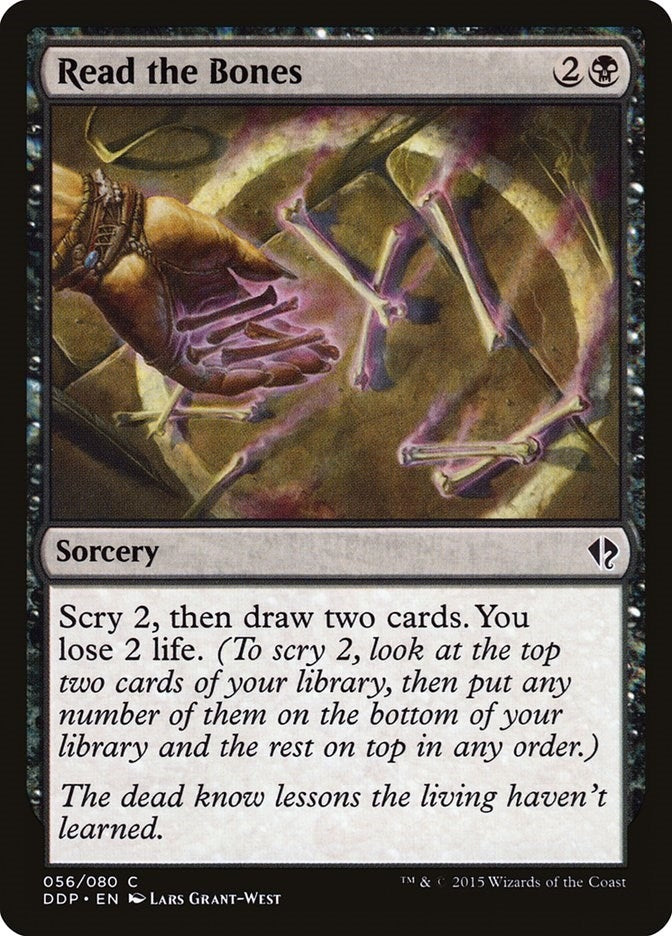Image for Read the Bones (Duel Decks: Zendikar vs. Eldrazi) (56) - Magic: The Gathering