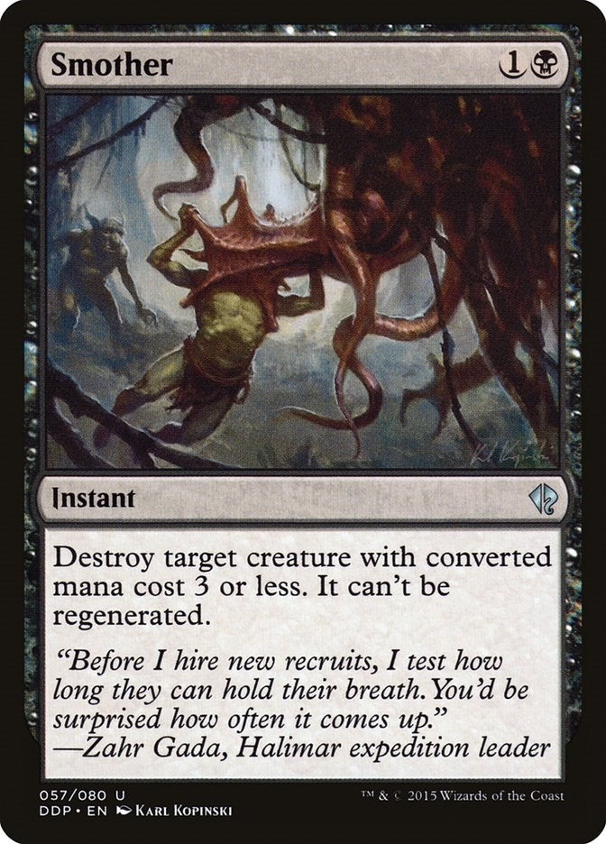 Image for Smother (Duel Decks: Zendikar vs. Eldrazi) (57) - Magic: The Gathering