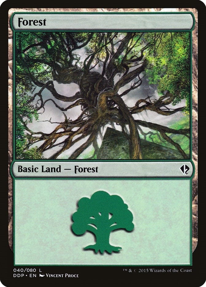 Image for Forest (040) (Duel Decks: Zendikar vs. Eldrazi) (40) - Magic: The Gathering