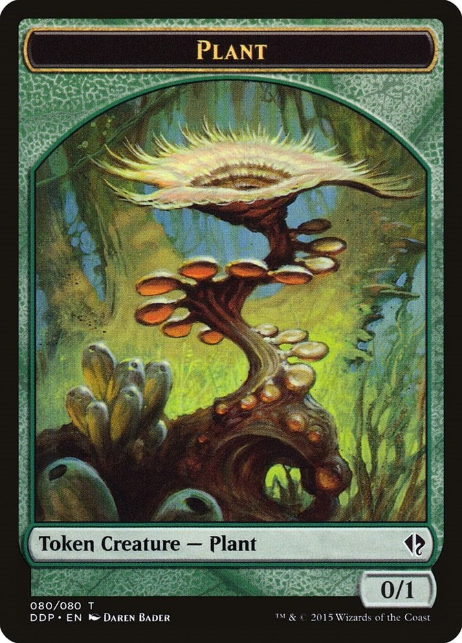 Image for Plant Token (Duel Decks: Zendikar vs. Eldrazi) (80) - Magic: The Gathering