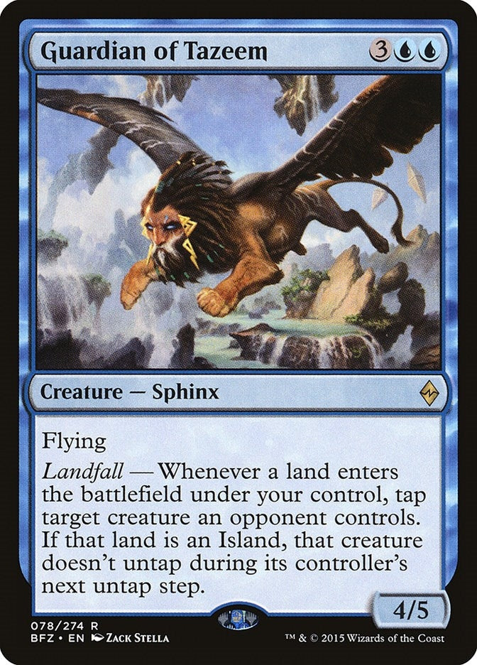 Image for Guardian of Tazeem (Battle for Zendikar) (78) - Magic: The Gathering