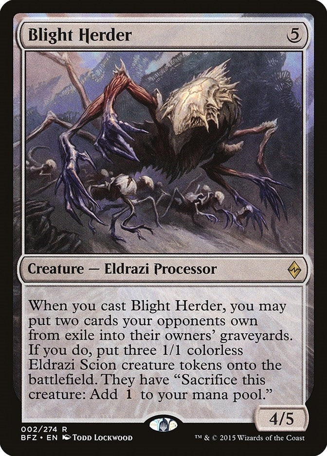 Image for Blight Herder (Battle for Zendikar) (2) - Magic: The Gathering
