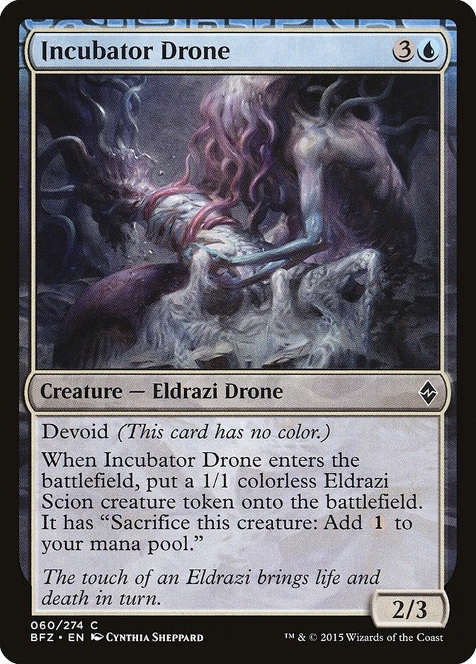 Image for Incubator Drone (Battle for Zendikar) (60) - Magic: The Gathering