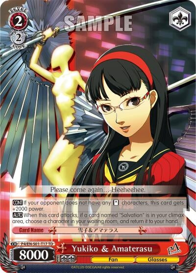 Image for Yukiko & Amaterasu (Persona 4 ver.E) (P4/EN-S01-T17 TD) - Weiss Schwarz