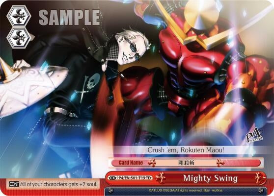 Image for Mighty Swing (Persona 4 ver.E) (P4/EN-S01-T19 TD) - Weiss Schwarz