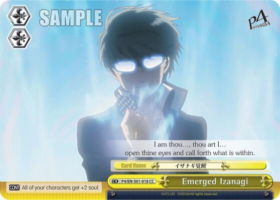 Image for Emerged Izanagi (Persona 4 ver.E) (P4/EN-S01-018 CC) - Weiss Schwarz