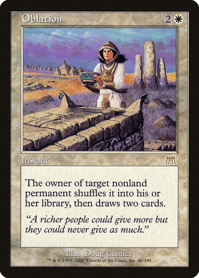 Image for Oblation (Onslaught) (46) - Magic: The Gathering