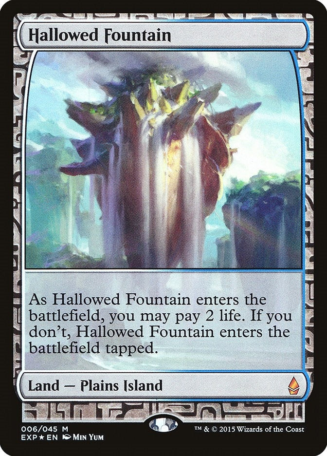 Image for Hallowed Fountain (Zendikar Expeditions) (6) - Magic: The Gathering