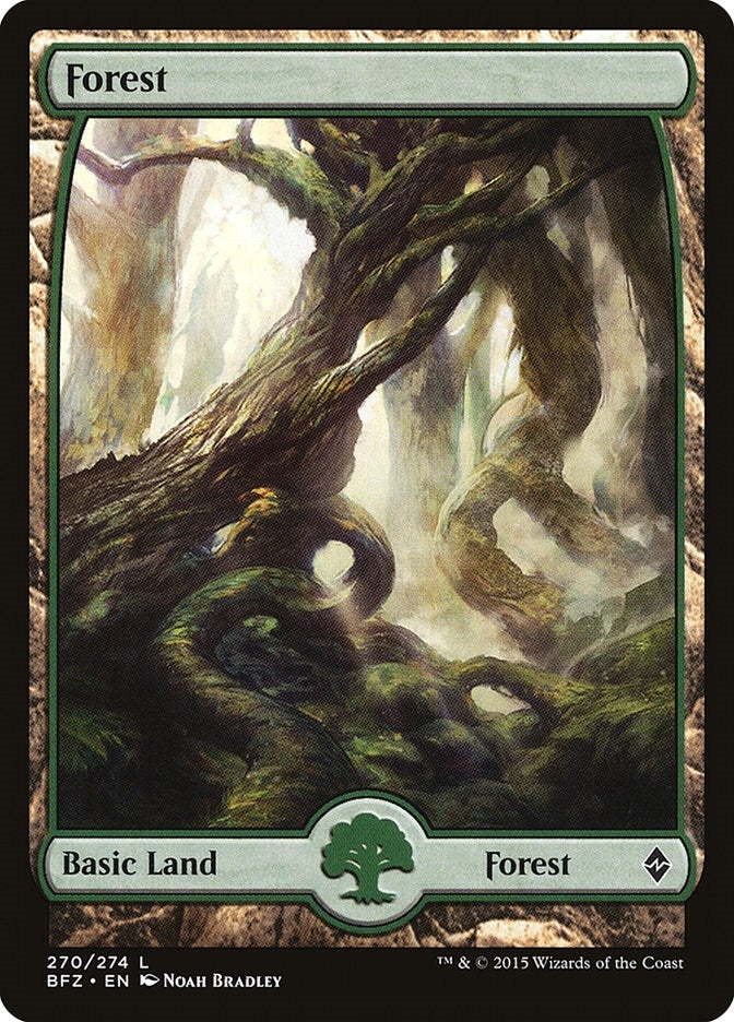 Image for Forest (270) - Full Art (Battle for Zendikar) (270) - Magic: The Gathering